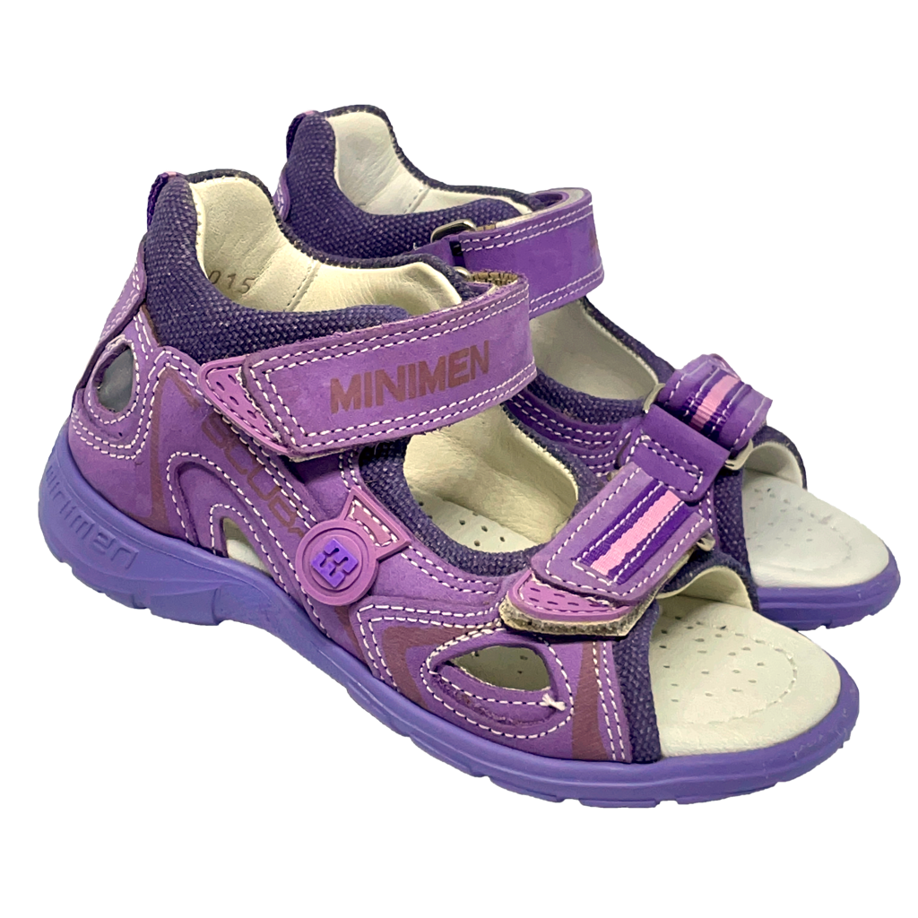 Supportive Ultra Light Sandals for Girls Purple Arch Support