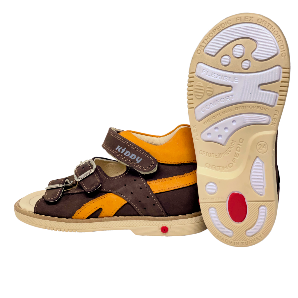 Orthopedic Kids Sandals Orange Brown Boy Baby Plus Australia