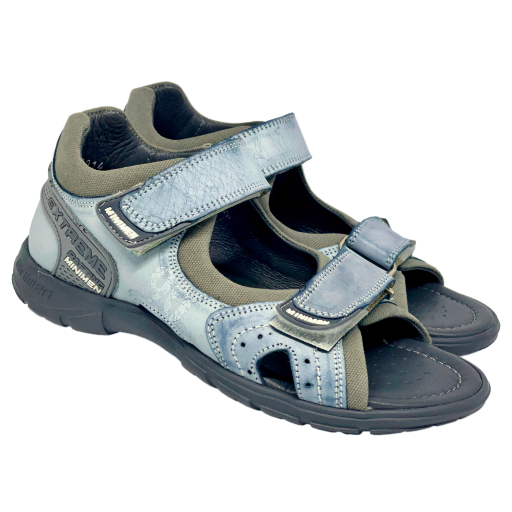 Grey 2025 blue sandals