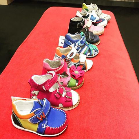 European leather orthopaedic shoes for your kids with ankle and arch support