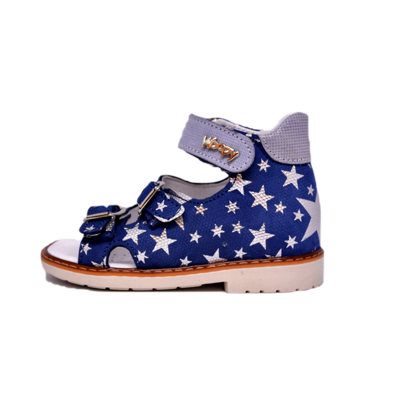 Sandals Woopy Night Sky Stars Girl Arch and Ankle Support Baby Plus Australia Side View