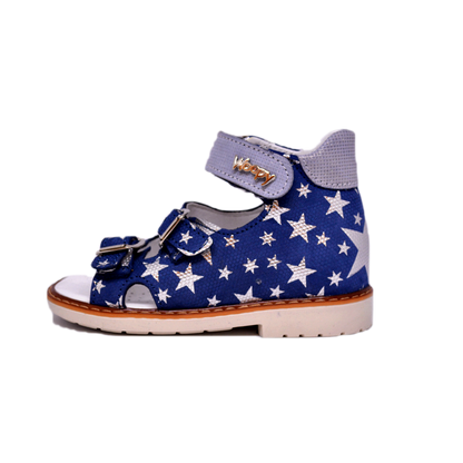 Sandals Woopy Night Sky Stars Girl Arch and Ankle Support Baby Plus Australia Side View