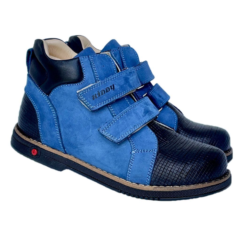 Blue-Black Orthopaedic Boots | Enhanced Ankle Support & Durability ...
